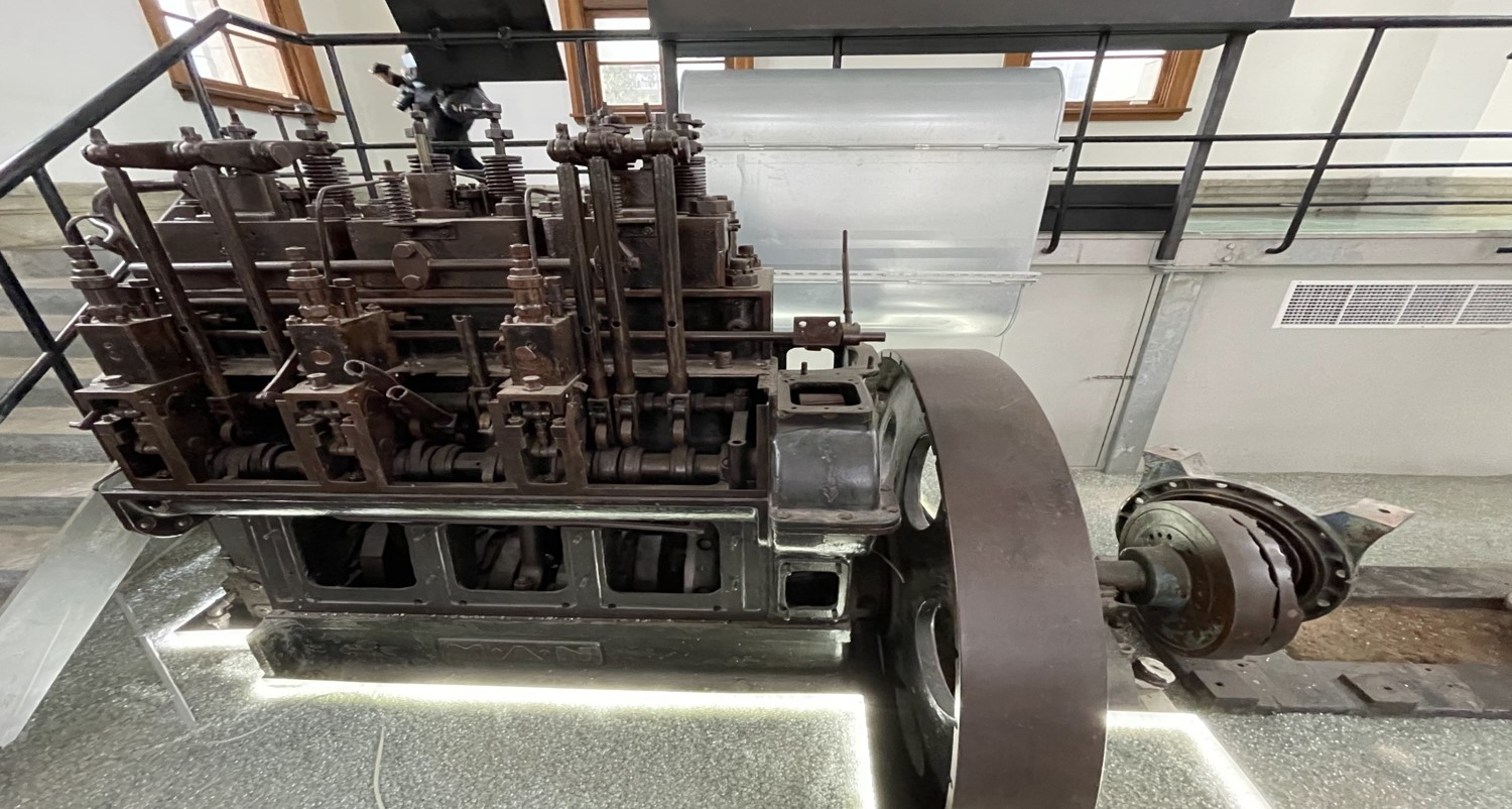新竹水道取水設施柴油發動機