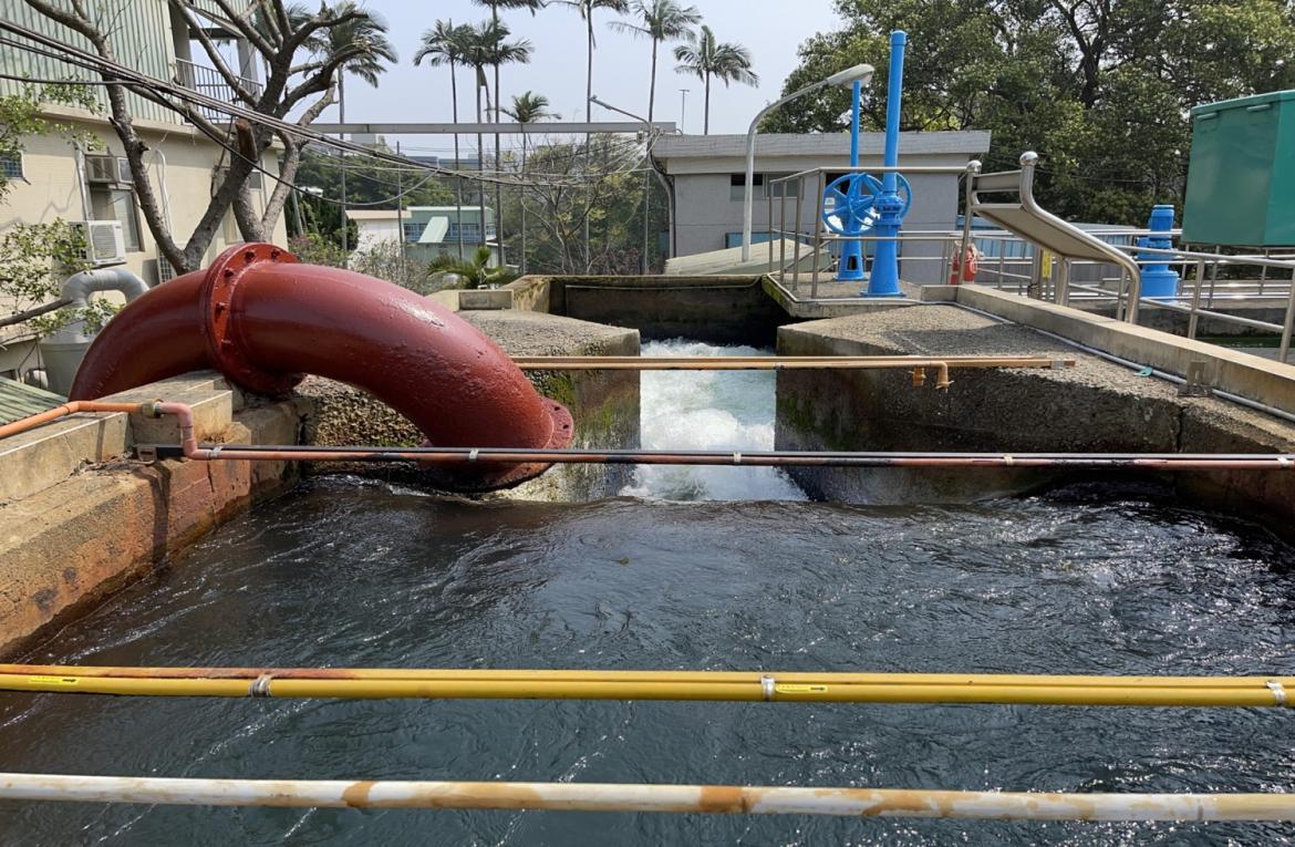 新竹第一淨水場的淨水設備