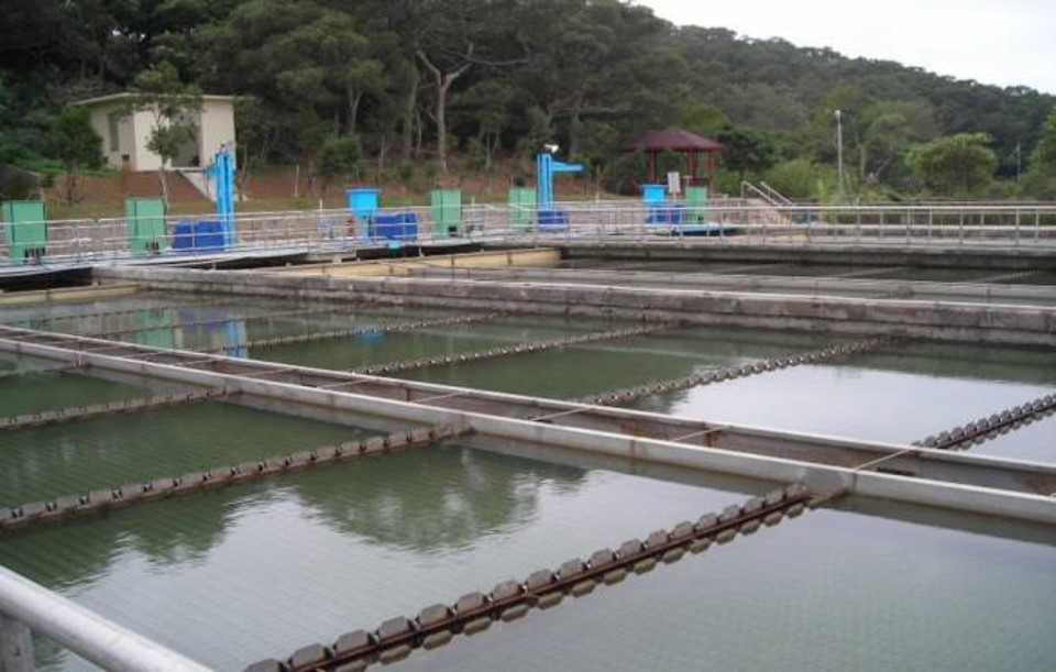 新竹第一淨水場的淨水設備