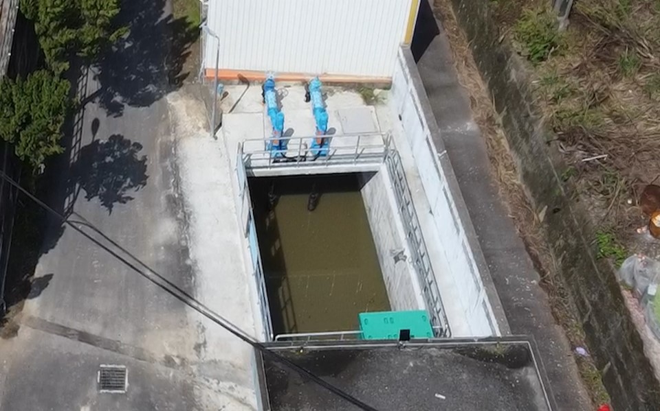 明德淨水場的淨水設備