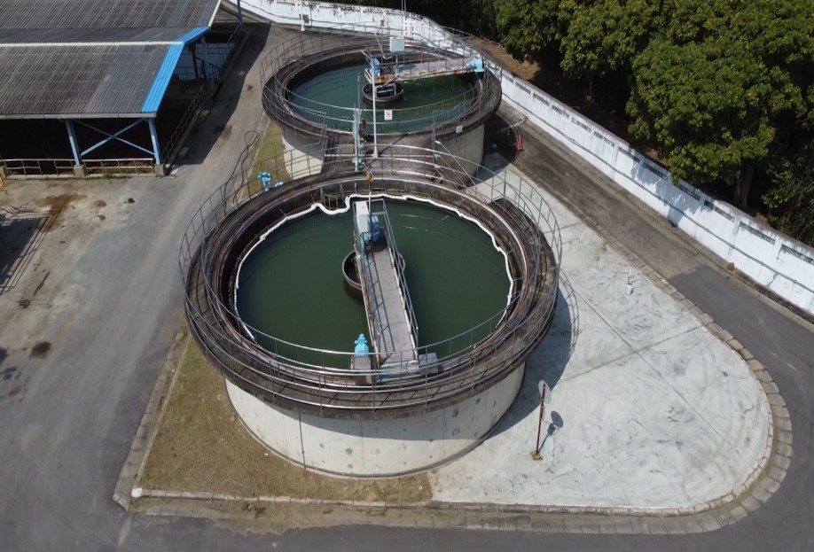 明德淨水場的淨水設備
