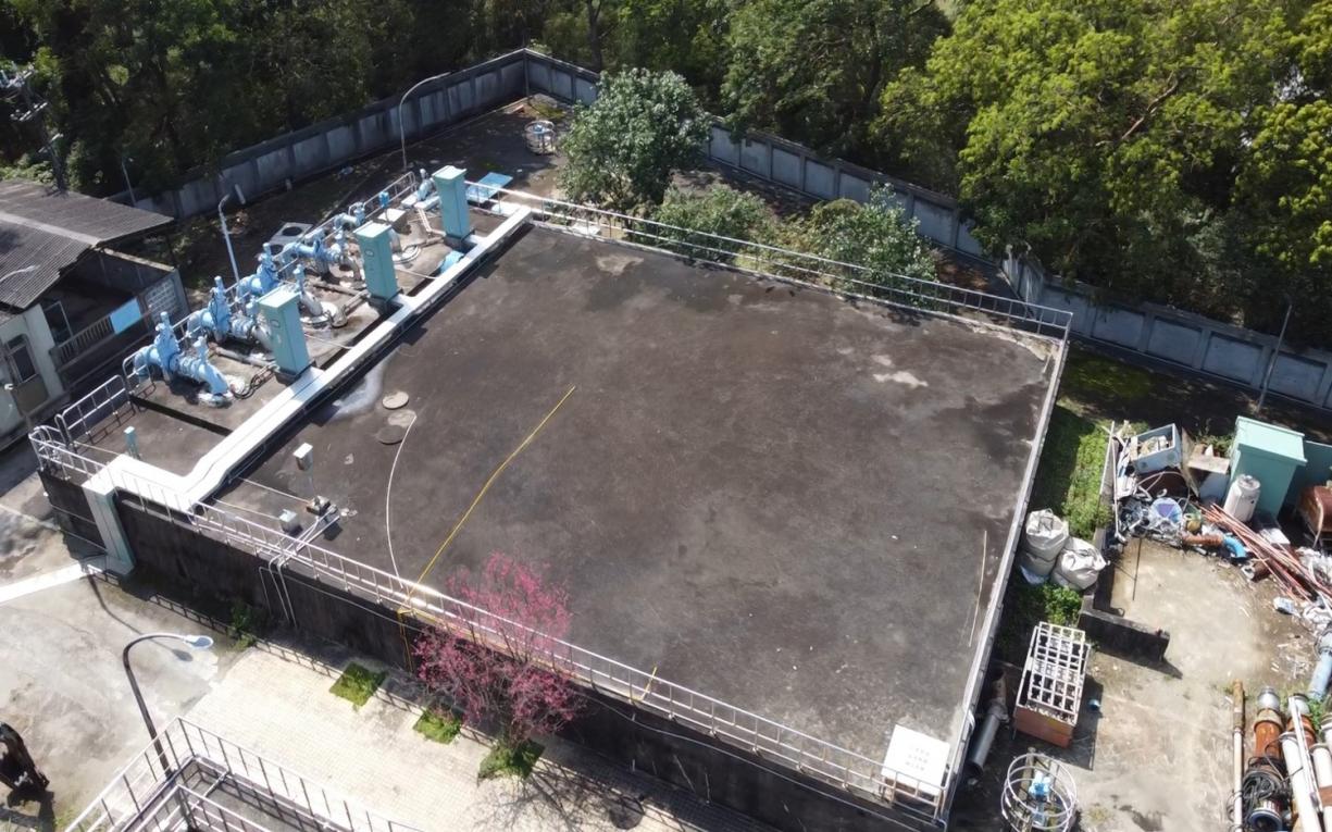 明德淨水場的淨水設備