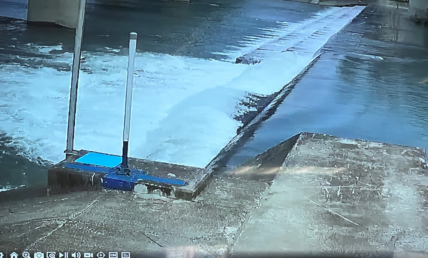 新竹第二淨水場水源頭前溪隆恩堰水門