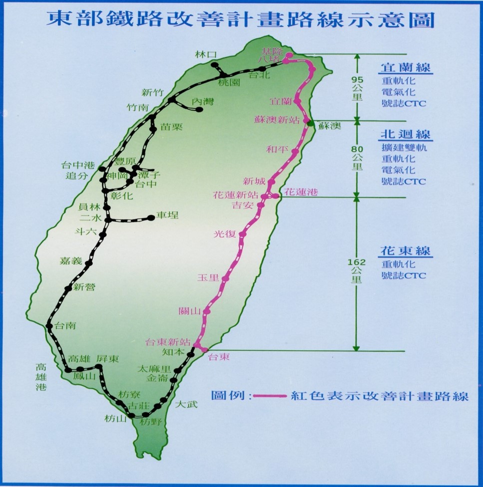 北廻鐵路全貌