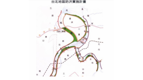 台北地區防洪後續計畫，是繼第一期工程施工後，繼續加高工程。亦即由台北中興橋到高速公路洩洪橋附近，為三重堤防；再由高速公路洩洪橋到蘆洲抽水站附近，為蘆洲堤防。由中興橋到華江橋之間，連成一氣，疏左與疏右平行，到高速公路洩洪橋，再使上述工程繼續加高，可有效疏導洪泛季節洪水出海，不致發生水患。榮工處承辦三重及蘆洲兩項堤防加高工程，於1982年4月1日開工，1995年12月完工。