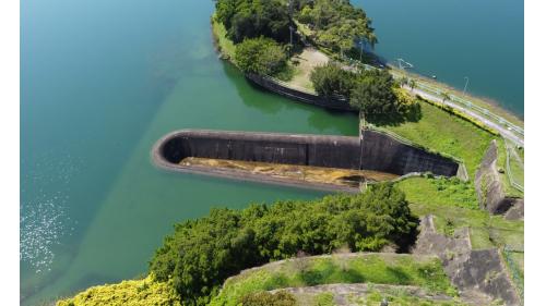 東興淨水場水源永和山水庫溢洪道