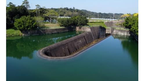 東興淨水場水源永和山水庫溢洪道