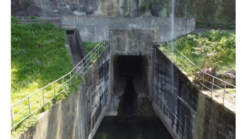 東興淨水場水源永和山水庫溢洪道