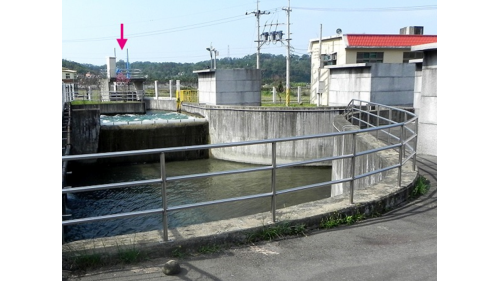 竹東圳分水閘門