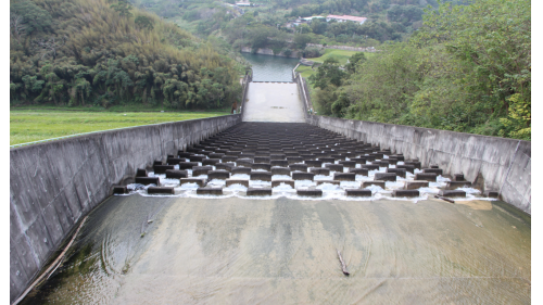 寶山淨水場水源寶山第二水庫溢洪道