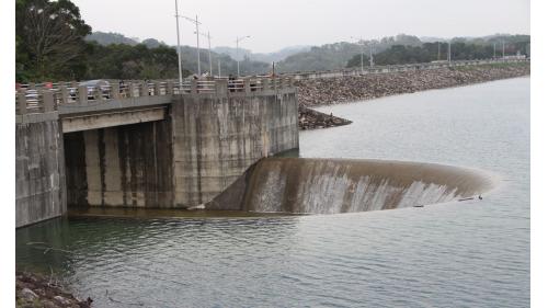 寶山淨水場水源寶山第二水庫溢洪道