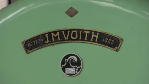 大觀一廠發電機組是1923年德國VOITH公司製造的橫軸佩爾頓式水輪機組。