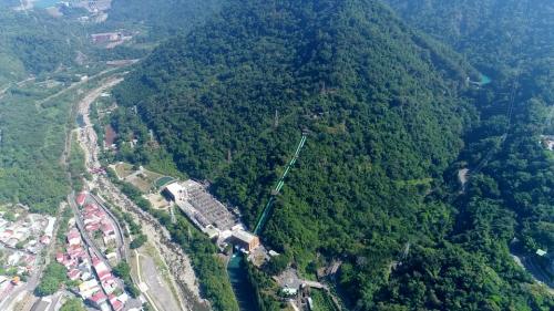 濁水溪流域鉅工電廠俯瞰