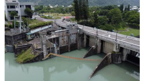 大台中地區公共給水豐原淨水場水源石岡壩進水口