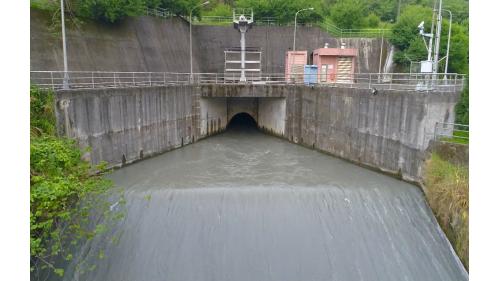 大台中地區公共給水大安溪鲤魚潭供水系統卓蘭發電廠尾水出口