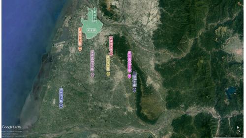 全興淨水廠原水取自場內六口深井，抽取地下水源送至廠內處理。