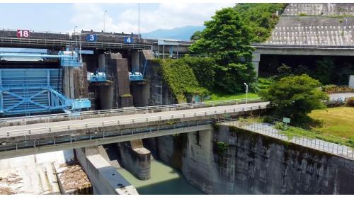 民國時代雲林地區公共給水供水集集攔河堰南岸排砂道