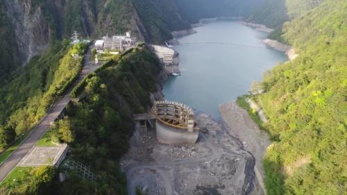 大甲溪流域德基水庫排洪隧道取水口