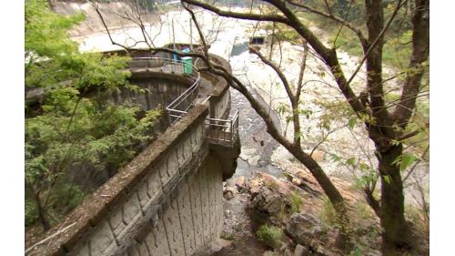 大甲溪流域現存白冷圳取水口