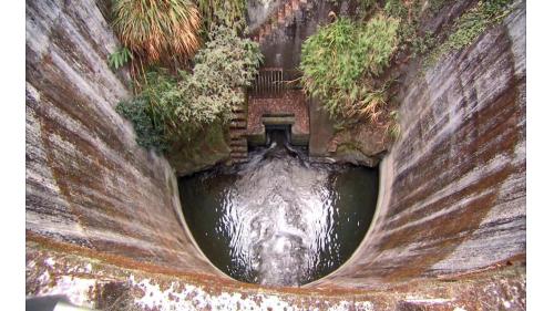 大甲溪流域現存白冷圳取水口