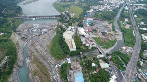 大甲溪流域石岡壩俯瞰