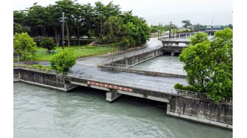 民國時代雲林地區公共給水系統林內分水工濁水溪二號水門進水口