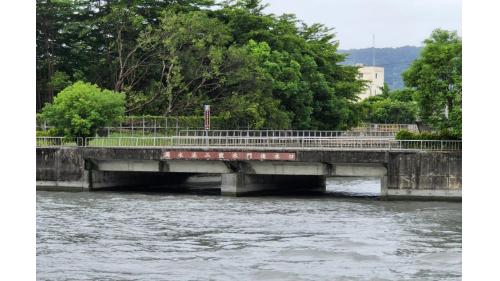 民國時代雲林地區公共給水系統林內分水工濁水溪二號水門進水口