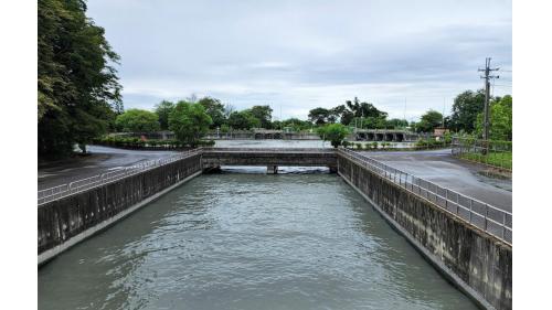 民國時代雲林地區公共給水系統林內分水工濁水溪二號水門進水口