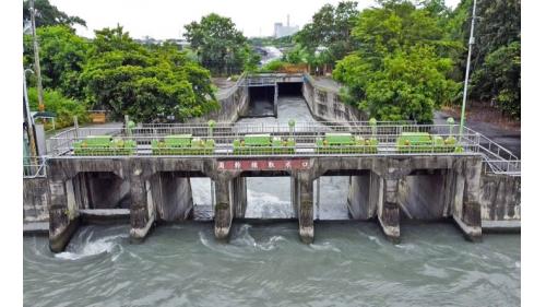 民國時代雲林地區公共給水系統林內分水工濁幹線取水口