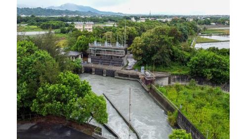 民國時代雲林地區公共給水系統林內分水工濁水發電廠取水口