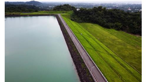 民國時代雲林地區公共給水系統湖山水庫蓄水設施