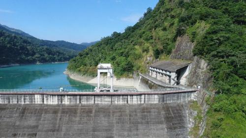 濁水溪流域日月潭明湖電廠的下池明湖水庫