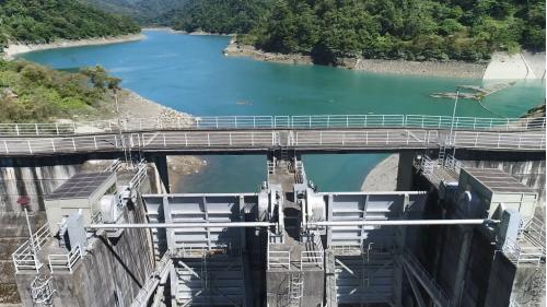 濁水溪流域日月潭明湖電廠的下池明湖水庫