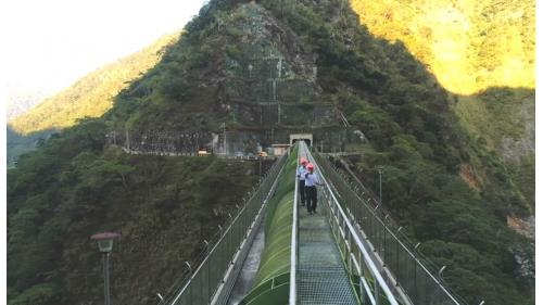 濁水溪流域新武界引水隧道過河段輸水鋼管拱橋