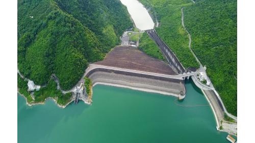 曾文水庫溢洪道鳥瞰