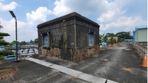 民國時代嘉義地區公共給水公園淨水場淨水設備-濾過井