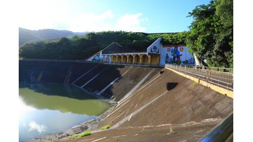 民國時期高屏地區公共給水牡丹水庫一景