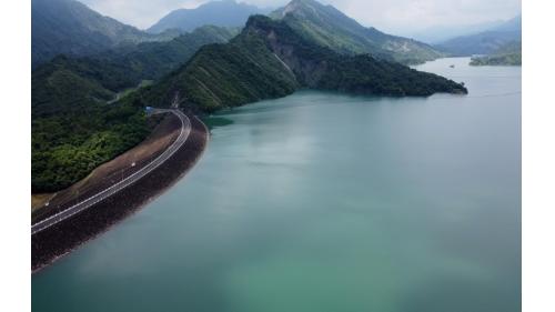 民國時代台南地區公共給水南化水庫設施大壩