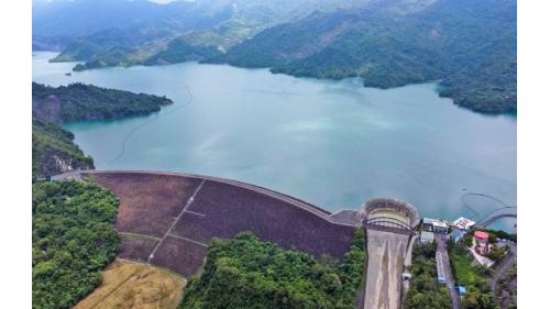 民國時代台南地區公共給水南化水庫設施大壩