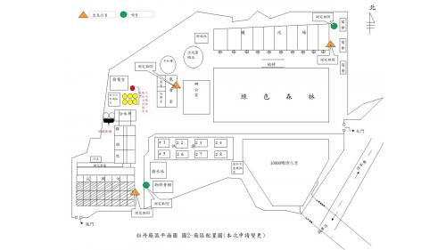 民國時期高屏地區公共給水牡丹淨水場平面配置圖