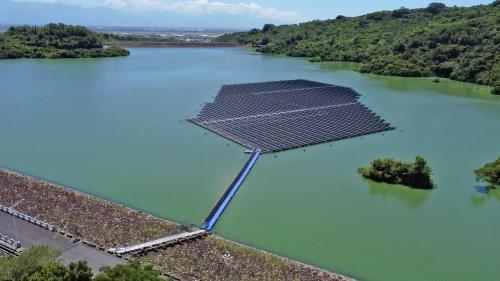 民國時代高屏地區公共給水鳳山水庫太陽能發電系統專區