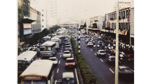 鐵路地下化前中華路為交通瓶頸路段