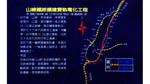 山線鐵路擴建雙軌電化工程