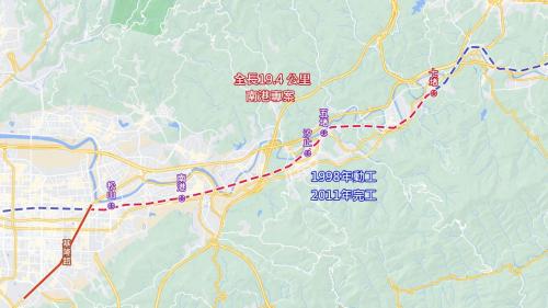 臺北市區車站鐵路地下化第四期東延南港工程「南港專案」工程範圍