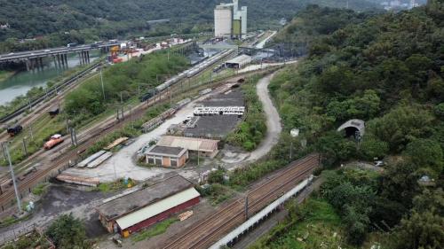 臺北市區車站鐵路地下化第四期東延南港工程「南港專案」新五堵隧道全貌