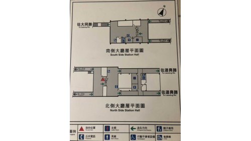 臺北市區車站鐵路地下化第四期東延南港工程「南港專案」汐科車站平面圖