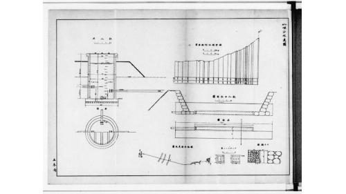 日治時期宜蘭地區公共給水三星(叭哩沙)水道(今柑仔坑淨水場)圖
 