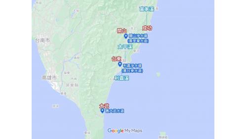 台東地區用水主要由19個供水系統供應，系統總出水量每日約12萬噸，設計供水人口20餘萬人，主要由台東系統、成功系統、大武系統以及關山系統供應；在水源方面，台東地區水源主要以地面水為主，包括利嘉溪、太平溪以及富家溪等。
 