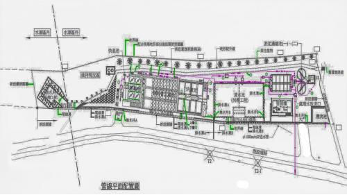 民國時期花蓮地區公共給水壽豐淨水場設施平面圖