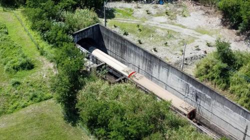 花東線鐵路雙軌隧道工程光復隧道俯瞰